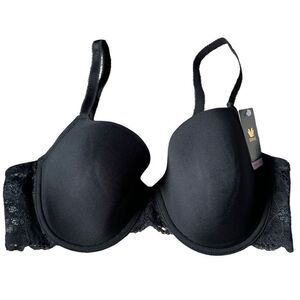 NWT Wacoal black bra size 38D